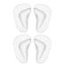 Self-adhesive 2 pairs/set orthopedic insoles foot support and silicone arch support (02)