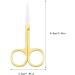 IOIUSKKU Nail Cuticle Nippers Stainless Steel Scissors Eyebrow Trimmer Trimming Tool Spray Gold - Buy Online on GoSupps.com