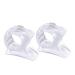 Cazaru toe separator thumb valgus corrector can wear shoes silicone large soft and gentle clear gel separators wear protection for men women overlapping toes bales alignment correction Andra generations 2 par