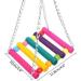 Premium Wooden Bird Swing - Cablepelado Hanging Toys & Play Accessories for Bird Cages - Buy Online on GoSupps.com