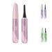 rizador de pesta as electrico 3 Heating Modes Eyelash curlers with Comb for Quick Makeup and Beauty Portable Eyelash Styling Tool (Color : P Size : 1pc) 1pc P