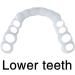 Giural 2 Pairs False Teeth Veneers - Instant Perfect Smile | Cosmetic Temporary Braces for Imperfect Teeth - Buy Online on GoSupps.com