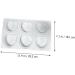 HOMSFOU Love Rose Mold Butter Molds Cake Stencils Love Heart Mini Ice Cube Trays Candy Molds Silicone Molds for Candles Pallets Heart Silicone Molds Multipurpose 3D Flower Model Silica Gel - Buy Online on GoSupps.com