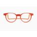 Slastics Taku l magnetic reading glasses - foldable reading glasses with rectangular frame adjustable ironing and flexible headband - magnets front of the glasses - soft case - gift packaging orange 2.5 x