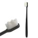 Suicra toothbrushes 1PCs micron ultra-fin Soft Toothbrush Million Nano Bristle Protect Gum Tooth Deep Cleaning Portable Travel Brush (Color: Black) Black