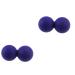 Partykindom 2st fascia ball curlers made of foam for the hair peanut lacrosse foot roll acupressure silicone roll peanut ball roller top yoga fascia ball roller massage scroll wheel fitness