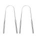 Tongue Cleaner 2 Pack Tongue Cleaning Scraper Tool Oral Care Oral Hygiene Product (U-Style)