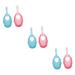 Minkissy 6 pieces toothbrush training teeth brush protective helmet liner mam bottle handles soft brush toothbrush massage bite ring children's products girls plastic
