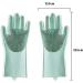 ESASAM Cleaning Gloves Silicone Dishwashing Gloves Household Kitchen Green (15.7 * 35.5cm) Waterproof Rubber Multifunctional Durable Thick Housework Gloves - Buy Online on GoSupps.com