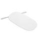 Hemoton 1 Set Makeup Palette Make up Palette Makeup Mixing Palette Foundation Palette Cream Mixing Foundation Mixing Tray Professional Manicure Kit Stainless Steel Metal Nail Plate 12.6x7.5x0.3cm Silver