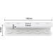 Universal 4mm Thick White Acrylic Electric Toothbrush Holder | Sround Plug-In Brush Holder for All Brands - Buy Online on GoSupps.com