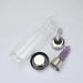 Serenity Crystals Infused Water Bottle with Stainless Steel Rose Quartz Wand - Buy Online on GoSupps.com