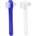 Beavorty Double-Headed Toothbrush Set - 4 Pieces for Effective Artificial Teeth Cleaning | Double-Sided Prosthesis Brush - Buy Online on GoSupps.com