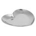 Heart Shaped Nail Palette - Stainless Steel DIY Color Mixing Tray for Nail Art | International Shipping - Buy Online on GoSupps.com