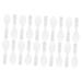 Coolhiya 20st prison toothbrush spoon toothbrush mini toothbrush toothbrush with short grip travel toothbrush prison needs white plastic short grip soft