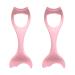 minkissy minkissy 2 Piece Mermaid Eye Cosmetic Aids Shaper Stencils Shape Separator Model Pads Women Durable to Wear Compact Shield Reusable Professional Pink Pencil
