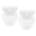 Besportable 2 pieces of heat bottle cap heat bottle plugs replacement for warm-up bag anti-leaf bottle locking plug heat bag Small plastic cap for warm-up bags