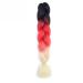 Jumbo Braid Hair Colorful braided hair African Braid Extension 24inch Extensions Synthetic Colorful Hair Extensions for Braiding Afro Braids Crochet Twists Hair (Color : I)