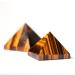 Natural Crystal Rough Natural Crystal Gemstone Pyramid Healing Tiger Eyes Stone Pyramid for Home Decoration - Buy Online on GoSupps.com