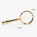 Magnifier with 10X Magnification Lightweight Handheld Magnifying Glass for Reading Inspection Hobbies Crafts with a Lens Cloth and Bag Magnifier/Metallic Comfortable Anniversary - Buy Online on GoSupps.com