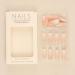 24Pcs/Set Press On Nails Long Milky White Gradient Colored Diamond False Nails Acrylic Fake Nails Full Cover Nails Tips Artificial Finger Manicure Press on nails for Women and Girls - Buy Online on GoSupps.com