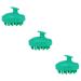 Magiclulu scalp brush 3st hair scales shower massage shampoo brush hairbrush tools massage brush made of silicone head cleaning brush scalp shampoo artifact health comb