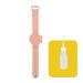 UISI Silicone Bracelet Disposable Portable Wristband Hand Sanitizer Storage Suitable for Adults and Children clear pink