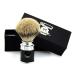 Shaving brush 100% badger hair silver tip vintage look