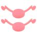 Sewroro Lot de 2 Appareils d'Entra nement du Sourire en Silicone Rose Correcteurs pour Muscles du Visage Bouche Exercice Facial pour Raffermir et Modeler les L vres au Quotidien