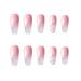 Sinlov 24pcs Nude Gradient Coffin Press On Nails - Long Full Cover Fake Nail Art Tips for Women & Girls - Buy Online on GoSupps.com