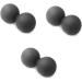 Minkissy Lacrosse Resistance Tape - High Density Tearproof 3 Pcs Black Ideal for Yoga Mats Fitness Massage Sweat Absorption - Buy Online on GoSupps.com