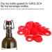 TOPINCN 25Pcs Gaskets Silicone Seals Swing Flip Top Bottle Home Brewing Beer Bottle Seals Silicone Rubber Soda Bottle Seal - Buy Online on GoSupps.com