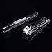 Fashion Stainless Steel Nail Clipper Cutter Trimmer Manicure Nail Art Toe Nail Clipper Manicure Beauty Tool Silver -Silver - Buy Online on GoSupps.com