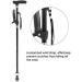 Folding Walking Stick Folding Walking Stick Crutch for Blind Cane with Guide for Folding Walking Stick for Elderly People in Aluminum Alloy with LED Light powerfully - Buy Online on GoSupps.com