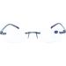 I NEED YOU LIGHT G67000 Rimless Plastic Glasses - Grey 2.5 Diopters with Case | International Shipping Available - Buy Online on GoSupps.com