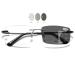 Vevesmundo Randlos Reading glasses men women blue light filter metal rectangular visual help reading aid+1.5 +2.0 +2.5 +3.0 +3.5 +4.0 Self -tinting & multifocals & blue light filters - 1 piece black 2.0 x