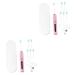 NOLITOY 2 Sets Electric Toothbrush Practical Teeth Brush Travel Tooth Brush Oral Care Toothbrush Electric Ultra Toothbrush Adult Electric Tooth Brush Soft Fur Pink Child Cleaning Brush Abs