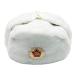 Fur Winter Ushanka Russian Hat with Secret Pocket and Red Star Emblem (Removable) X-Large White