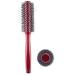 Small Round Hair Brush for Blow Drying With Soft Nylon Bristles  1.6 Inch  for Short or Medium Curly Hair-Red 1.6 Inch (Pack of 1)
