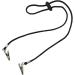 JIHUOO 2 Pcs Black Napkin Fixing Clips Adjustable Hat Strap Clips Bib Holders Clips Face Mask Lanyard Eyeglass Chains Holder for Adult - Buy Online on GoSupps.com
