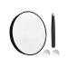 CALIDAKA 20X Magnifying Mirror Makeup Mirror with Suction Cup and Tweezer Round Makeup Vanity Mirror Magnifying Travel Mirror Desk Small face Mirror for Bedroom  Bathroom(Size:4.5x0.7inch)