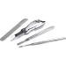 Manicure Pedicure Chiropody Ingrown Toenail Clipper Podiatry Podiatrist Kit 4 Piece with Nail Files - Buy Online on GoSupps.com