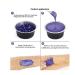 Disposable Melting Wax Bowl Set - 10 Gold Aluminum Hair Removal Containers | Ideal for Wax Beans & Hair Removal - Buy Online on GoSupps.com