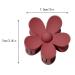 Cute Flower Claw Clip Hair Clip for Women - Non-slip Matte Hair Claw for Thick, Medium, Thin Hair - Wine Hair Clip (1ct) - Buy Online on GoSupps.com