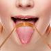 White Leaf 100% Pure Copper Tongue Scraper for Adults - Natural Tongue Cleaner with Travel Case - Promotes Dental Health and Fresh Breath - Buy Online on GoSupps.com