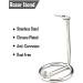 Men's Razor Holder Stand - Stainless Steel Chrome Finish | Universal Fit | Durable & Stylish - Buy Online on GoSupps.com