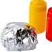 Pre-Cut Insulated Foil Sandwich Wrap Sheets Unprinted Honeycomb Insulated Wrap Laminated with Paper - Grease-Resistant, For Hot Food Items, 10 3/4" x 14" Appx. 200 Pc.