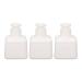 EVTScan 3pcs 200ml travel empty pump bottle liquid container refillable lotion dispenser bottle for shampoo