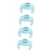 Toyvian 8 Pcs Bottle Handle Milk Bottle Accessories Bottle Grip Silicone Bottle Grip Bottle Grip Milk Bottle Grips Wide Mouth Silicone Soft 14.00X5.00X5.00CMx4pcs Sky-bluex4pcs