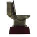 Gold Toilet Bowl Trophy | Last Place Loser Award - 6 Inch Tall - Engraved Plate Upon Request March Madness (R) - Buy Online on GoSupps.com